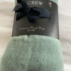 J.Crew Cashmere Travel Wrap - Green
